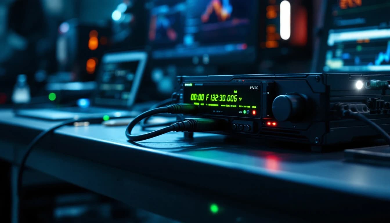 Ford PCM connected on the programming bench