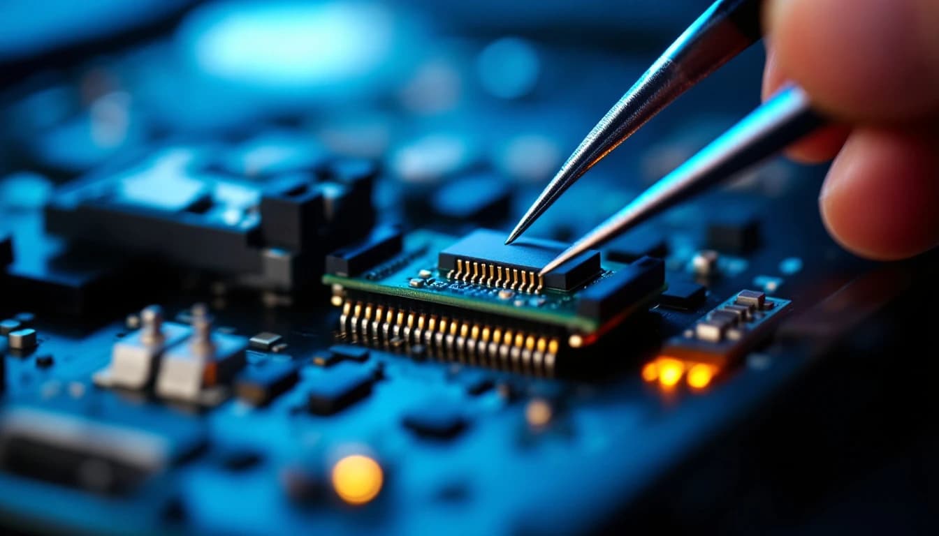 Mercedes FBS4 DSM module being cloned on the bench