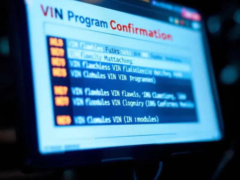 VAG-COM diagnostic software session