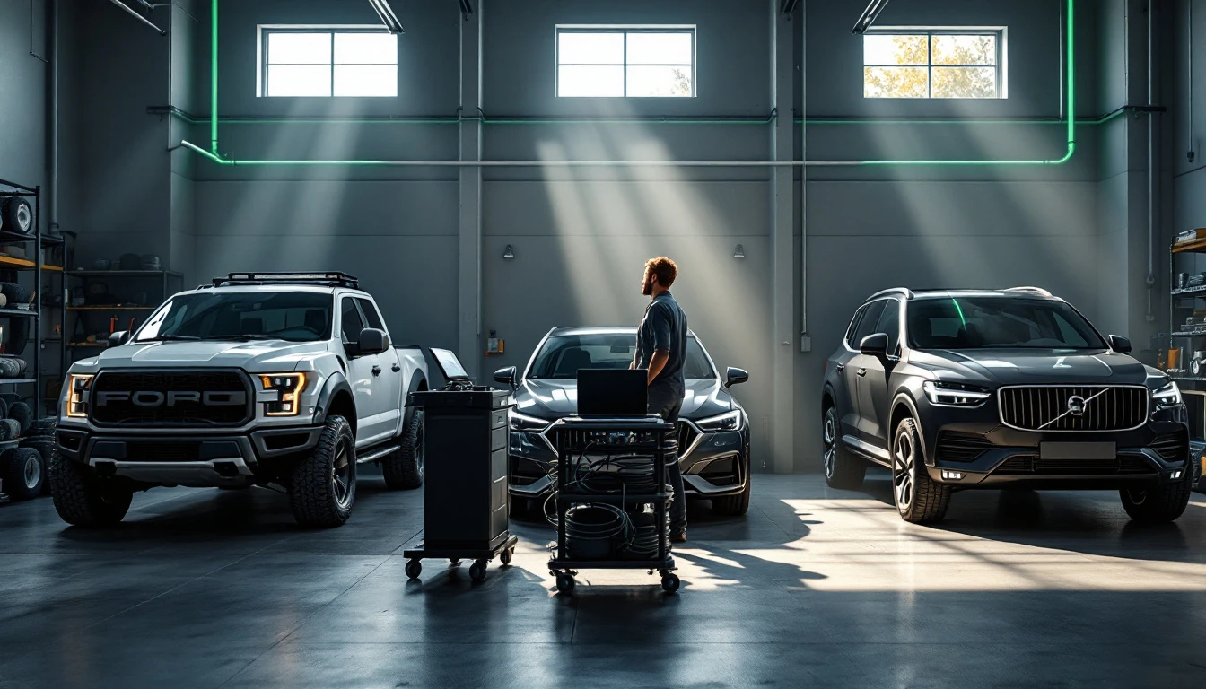 One programming station serving multiple vehicles in an independent repair shop